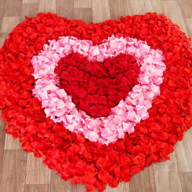 BlacklakeGirls Newest 2000 Pcs Wedding Flowers Petals Blume Rosen Artificial Rose Petals Silk Flower Accessories Pétalos De Tela