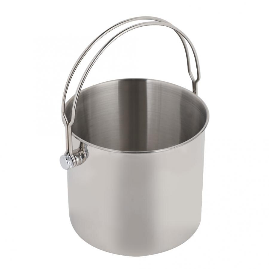 Bartending Kit Reusable Stainless Steel Ice Container Bucket 2L Portable Red Wine Barrel For Kitchen Bar Tools Barware Wine
