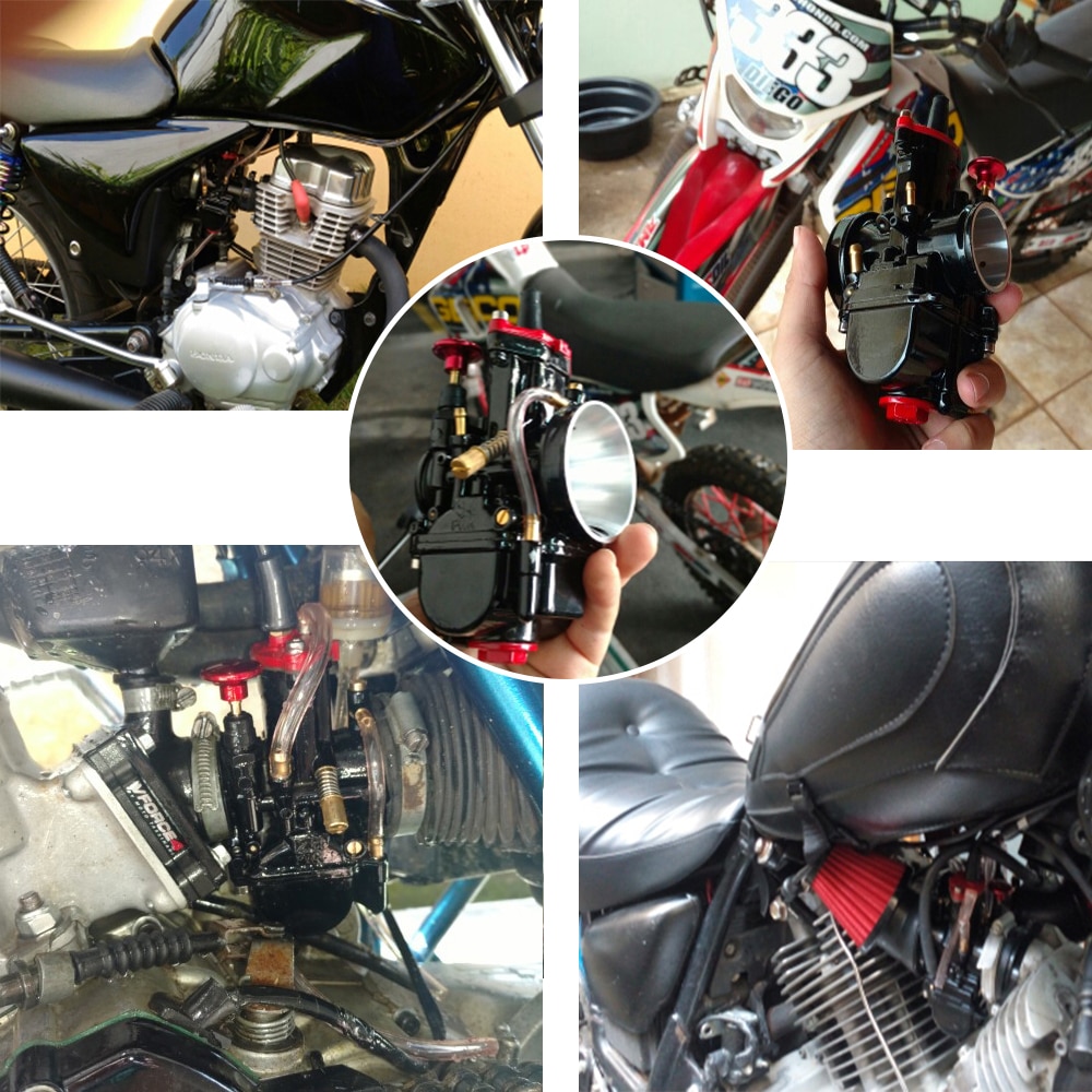 Motorcykel 21 24 26 28 30 32 34 mm motor del karburator til yamaha mikuni maikuni pwk med power jet snavs cykel atv scooter