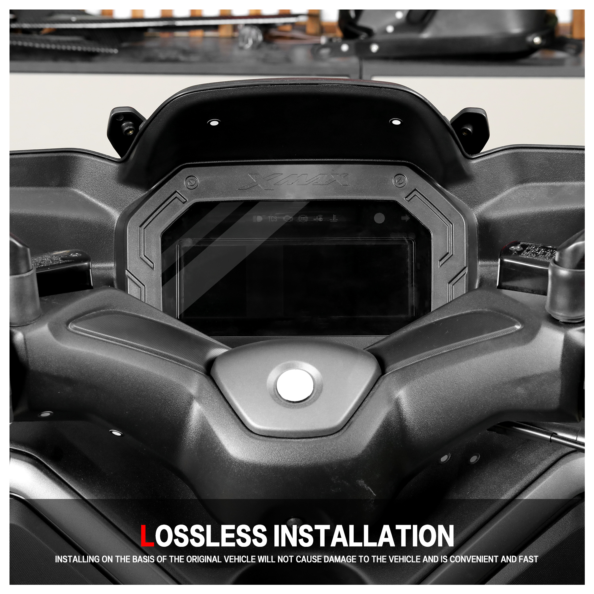 Voor XMAX300 XMAX 300 2025 Instrument Zonneklep Cover Motorfiets XMAX300 xmax300 Scherm Zonnescherm Guard Bescherming Dashboard