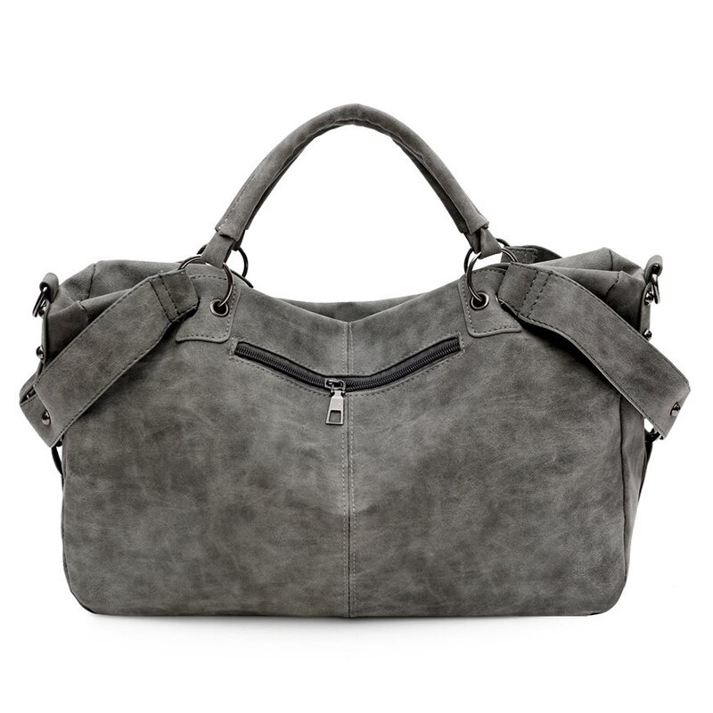 SGARR Nubuck PU cuir femmes sacs à main dames grande capacité gland sac à bandoulière décontracté Vintage Rivet femelle fourre-tout sacs