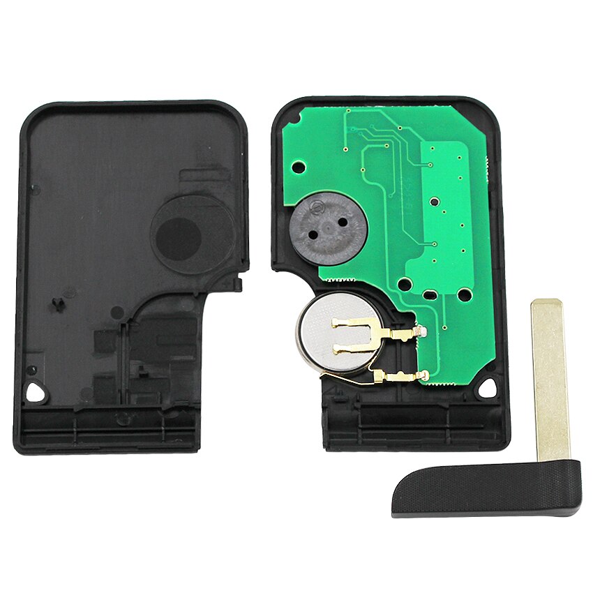 Semi-intelligent Remote Key for Renault Megane Scenic Smart Card 3 Buttons 434MHZ ID46 PCF7926ATT chip with uncut key blade