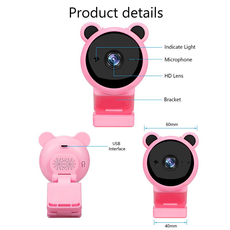 HD1080p Camera Video Computer Camera Usb Webcam Multi function Desktop Cam with Noise Canceling mic for Video Conference