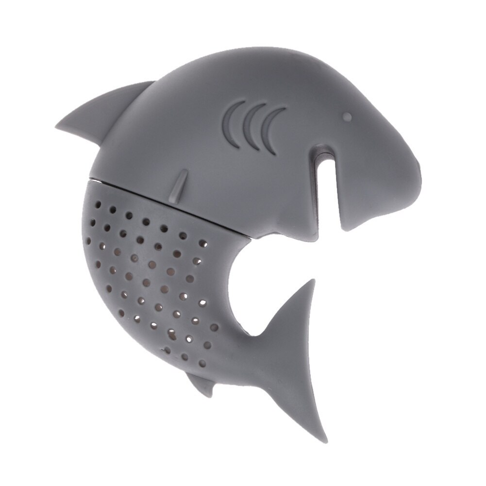 Tea Infuser American Shark Shape Silicone Strainers Tea Strainer Infusor Filter Empty Tea Bags Leaf Diffuser Accessories