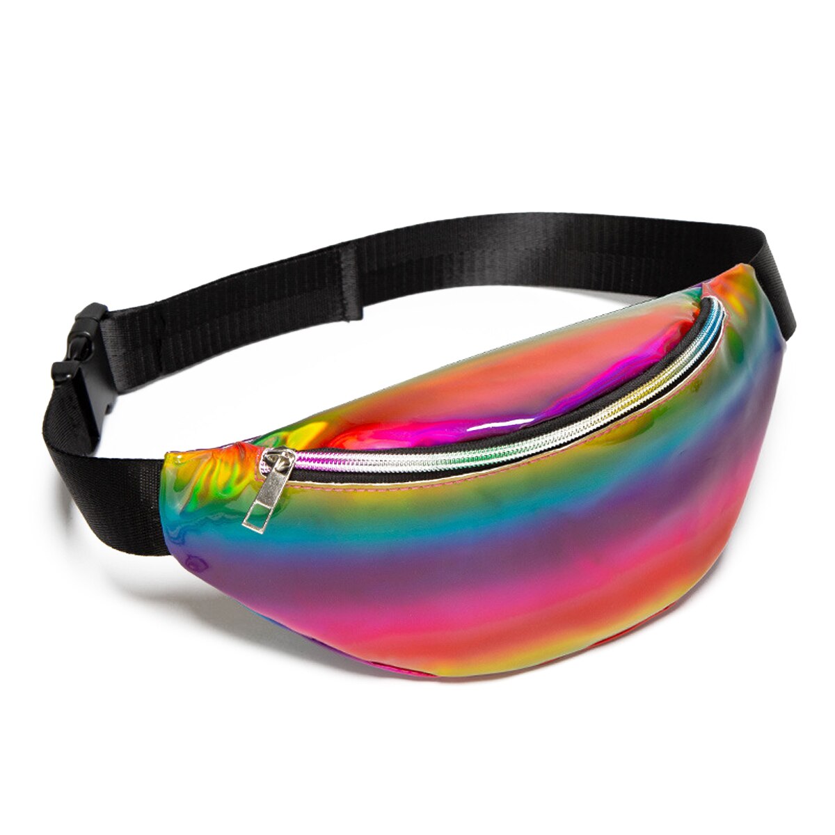 neue Taille Tasche Regenbogen Farbe Pailletten Fanny Pack Brieftasche Geldbörsen Brust Pack Frauen Mädchen Reisen Handy Tasche: 1