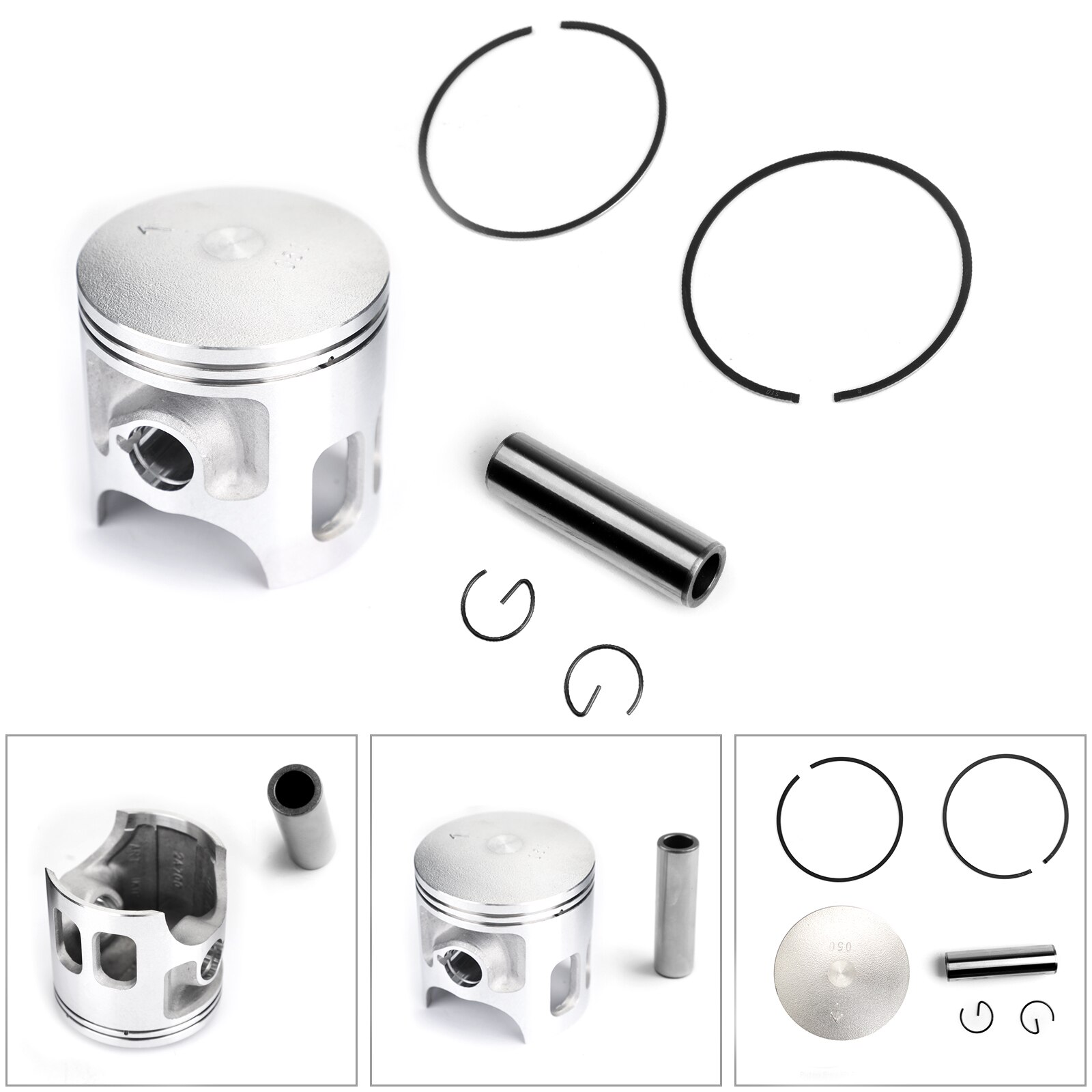 Artudatech-Kit de pistón para Yamaha DT200R 1995-1996 + 0,25 + 0,50 + 0,75 + 1,00 + + 3ET-11631-02-95, tamaño de cilindro STD 66mm, piezas de motocicleta