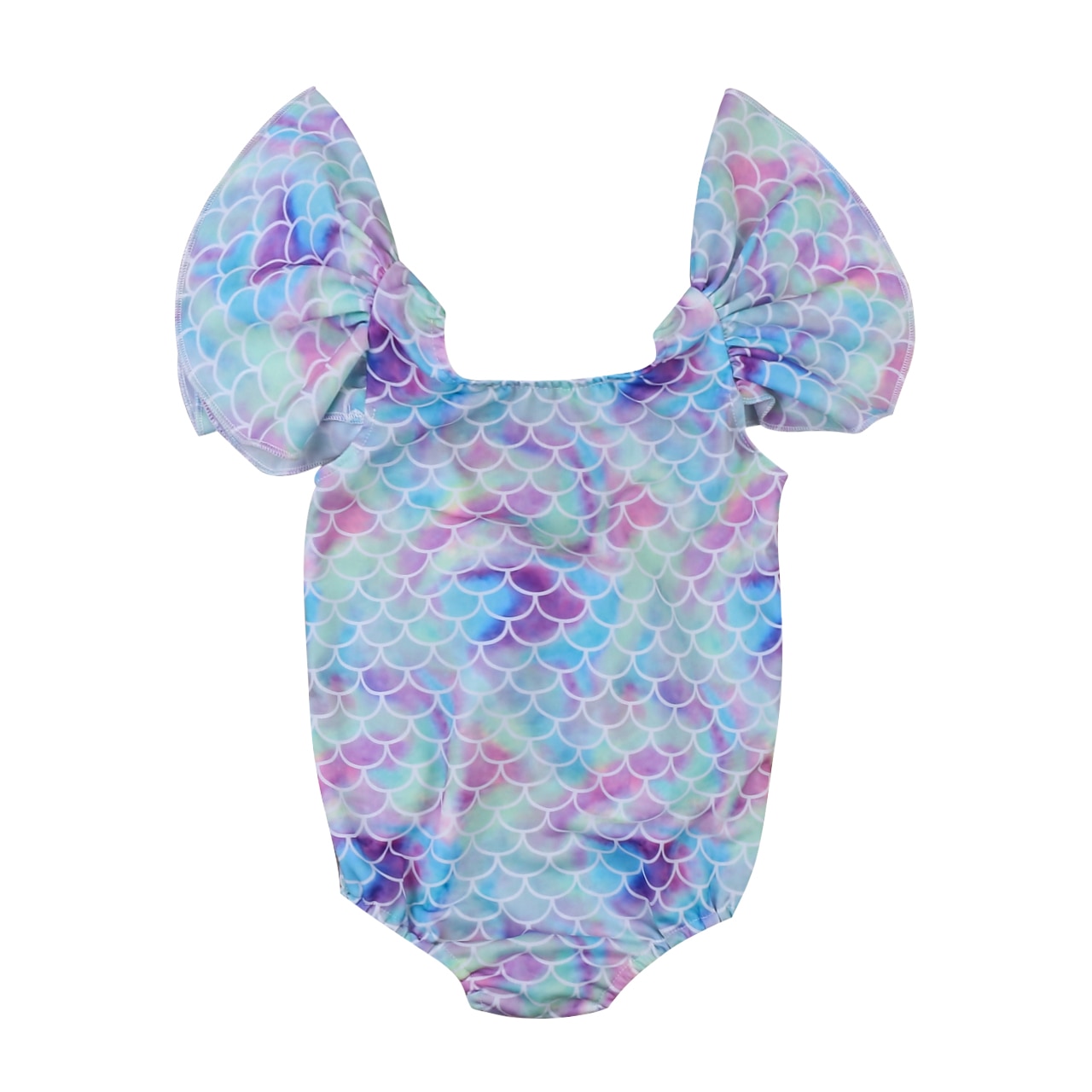 1-6y børn babypiger havfrue badetøj badedragt børn bikini badedragt strand kostume: Lavendel / 3t