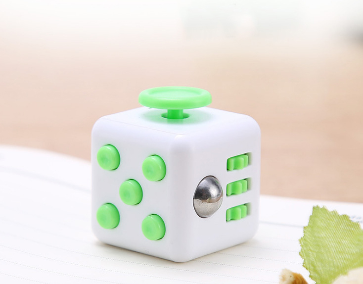 Dados de descompresión antiestrés para niños y adultos, dados de Color sólido para liberar el estrés, autismo, ansiedad, alivio del estrés, yema del dedo: Borgoña