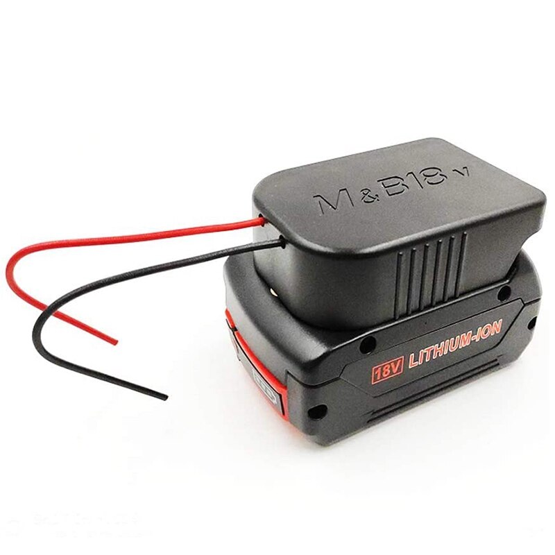 Til makita 18v/14.4v batteri adapter, batteri power mount stik adapter dock holder 14 awg ledninger