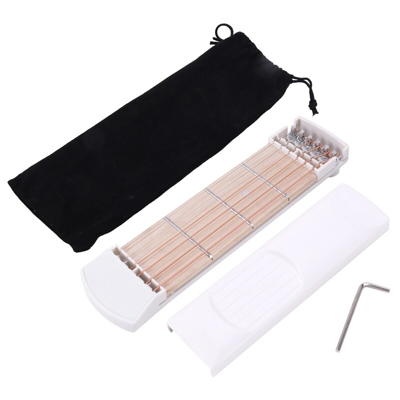 Draagbare oefeninstrumenten voor zakgitaren, akkoordentrainer voor snaarinstrumenten, beginnersaccessoires voor gitaar: Default Title