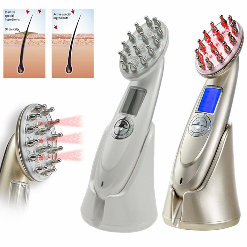 Haar Kam Anti-Haaruitval Hoofdhuid Massage Instrument Olie Controle Kappers Instrument Micro Huidige Haargroei Instrument