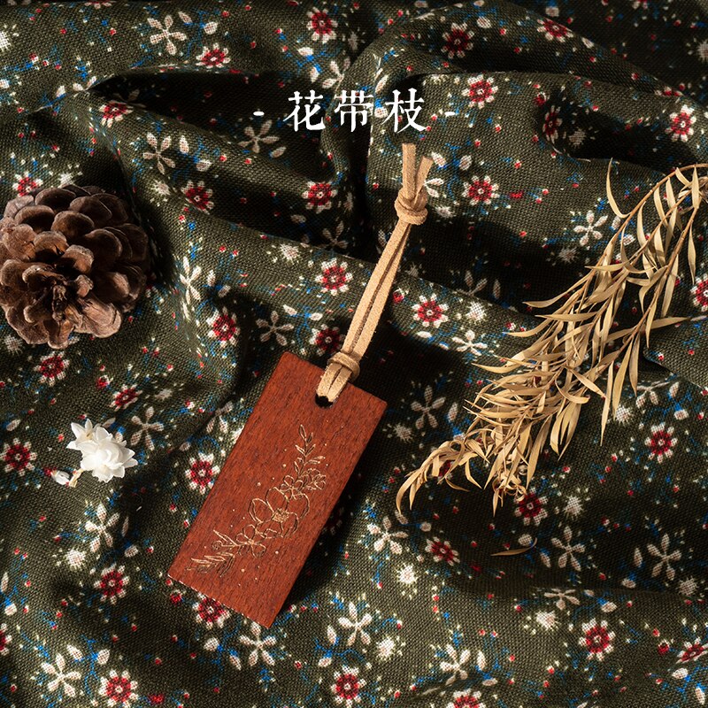 Petite étiquette à suspendre en bordure de plante, étiquette à fleurs peintes, série de journal intime, bricolage, Scrapbooking, fabrication de cartes, décoration: D