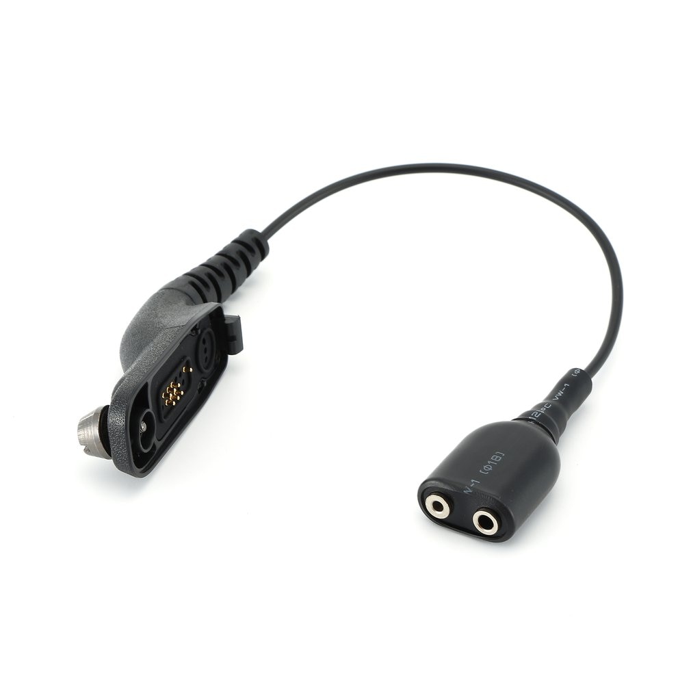 Talkie-walkie adapter kabel til  k 2 ben til baofeng  uv5r 888s til motorola xirp 8268 apx 6000 mtp 850s headset mikrofon tilbehør