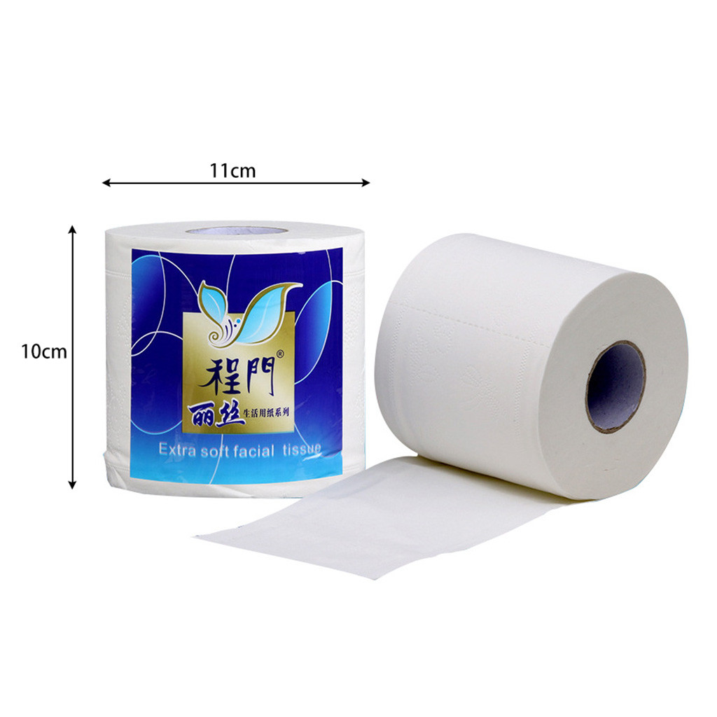 Individual Package White Toilet Paper Roll Tissue Roll Three Layers Paper Towel Tissue Household Toilet Paper Toilet Tissue #BL4