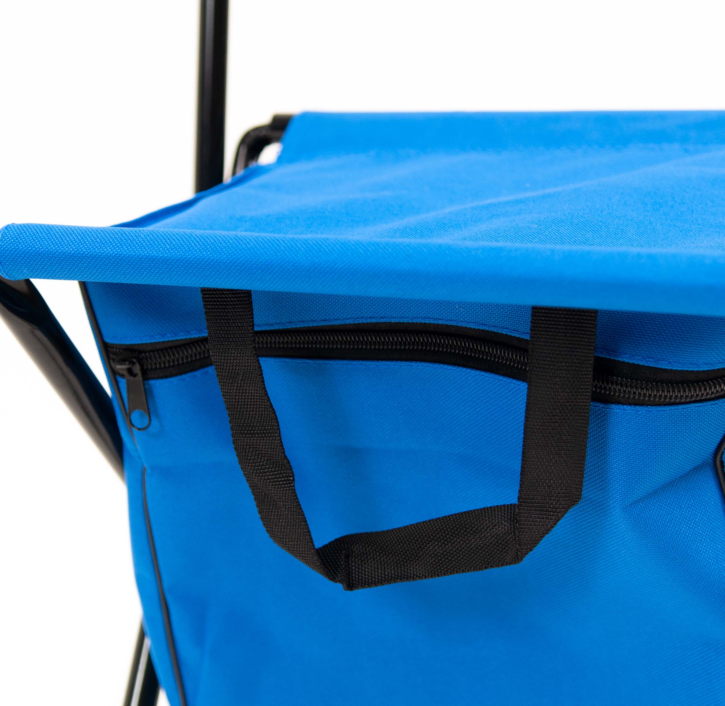 Taburete portátil plegable ultraligero con respaldo para exteriores, pesca, acampada, camping, playa - 35 x 35 x 58 cm