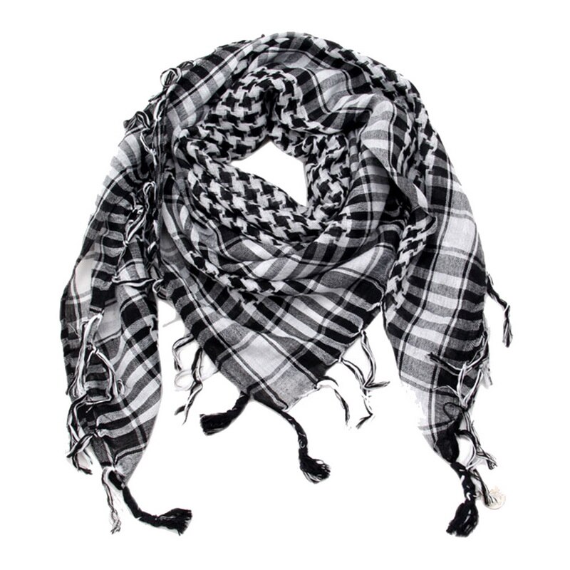 Jodimitty Unisex Sjaals Mode Vrouwen Mannen Arabische Shemagh Keffiyeh Palestina Sjaal Wrap Lente Plaid Sjaal Voor Vrouwen: 4