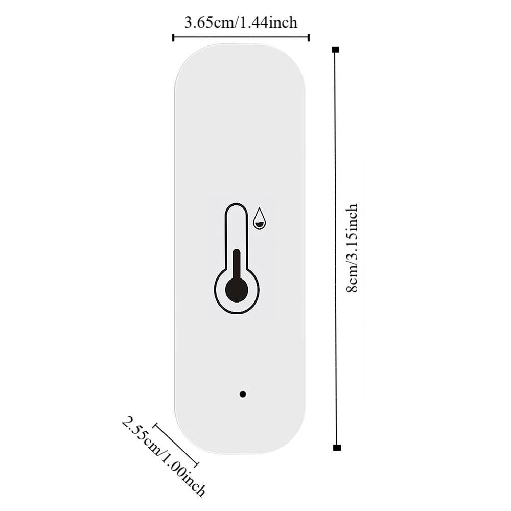 Intelligent WiFi Temperature Humidity Sensor Battery Powered Wireless Remote Monitor Humidity Temperature Monitor Convenient