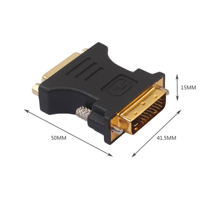 DVI-D 24+1 Male DVI-I24+5 Female Video Adapter Converter Gold Plated DVI 24+5 F-F Connector DVI Female Joiner
