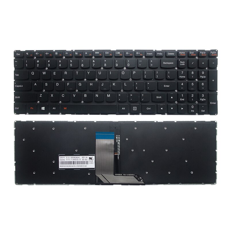 YALUZU US Laptop Keyboard For Lenovo IdeaPad 700-15 700-15ISK 700-17ISK 700-17 700S-15 700S-15IKB flex3 1570