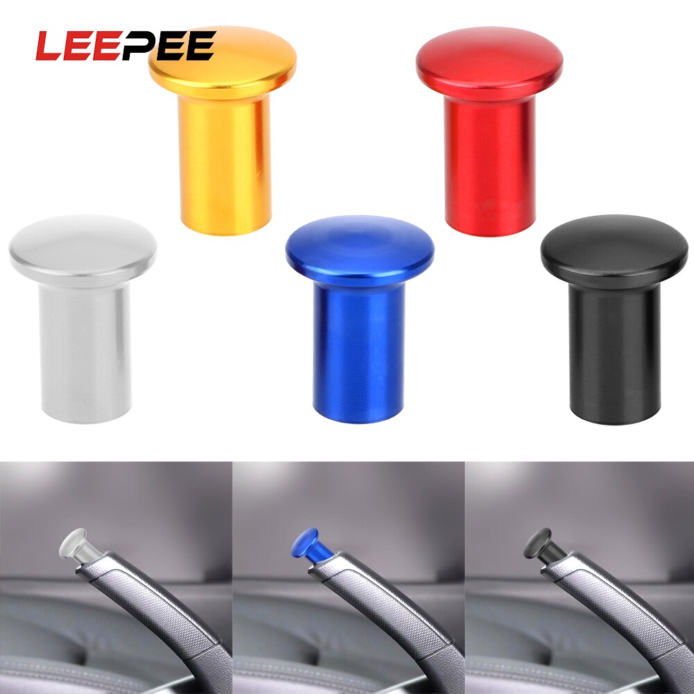 Universal 1 Uds manija freno de mano cubierta de emergencia Botón de mano freno botón cubierta de botón accesorios de coche estilo de coche para carreras de coches
