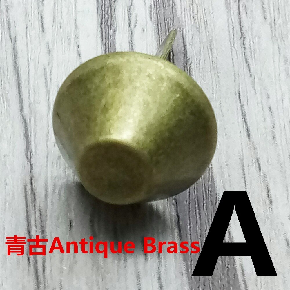 12 teile/los 15*25mm/15*23mm Gepäck Stamm fuß Fass fuß Brad handtasche nagel von dreieck/Runde bilden