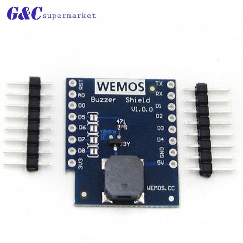 Esp8266 WeMos D1 Mini NodeMCU WiFi Entwicklungsboard ProtoBoard Shield: D1 Buzzer Shield