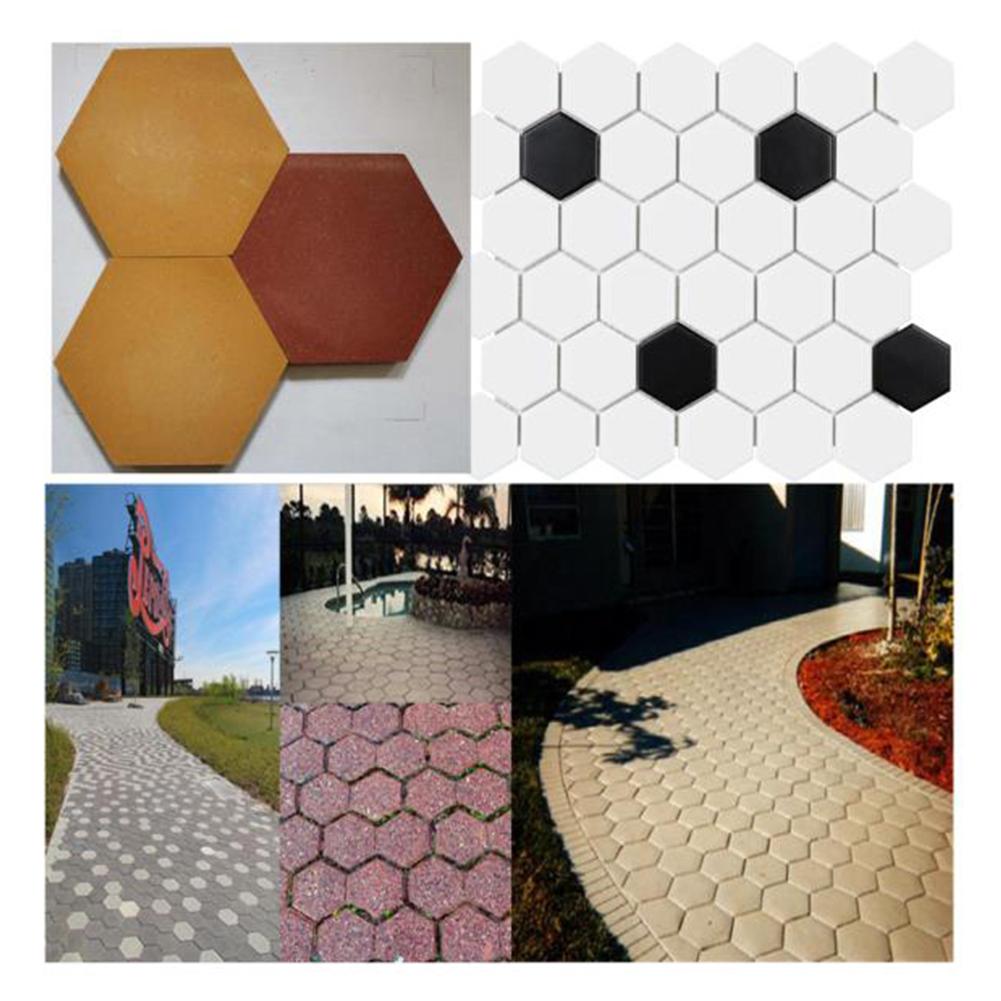 Pave Garden Reusable DIY Stone Road Concrete Cement Brick Paving Pavement Mold Practical Garden Buildings