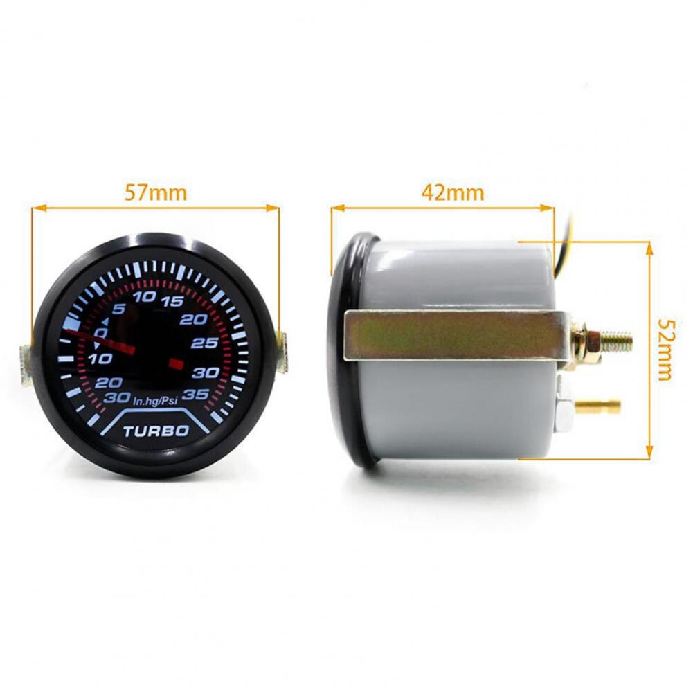 Jauge de pression Turbo pour SUV, jauge de haute précision avec affichage numérique, 52mm PSI