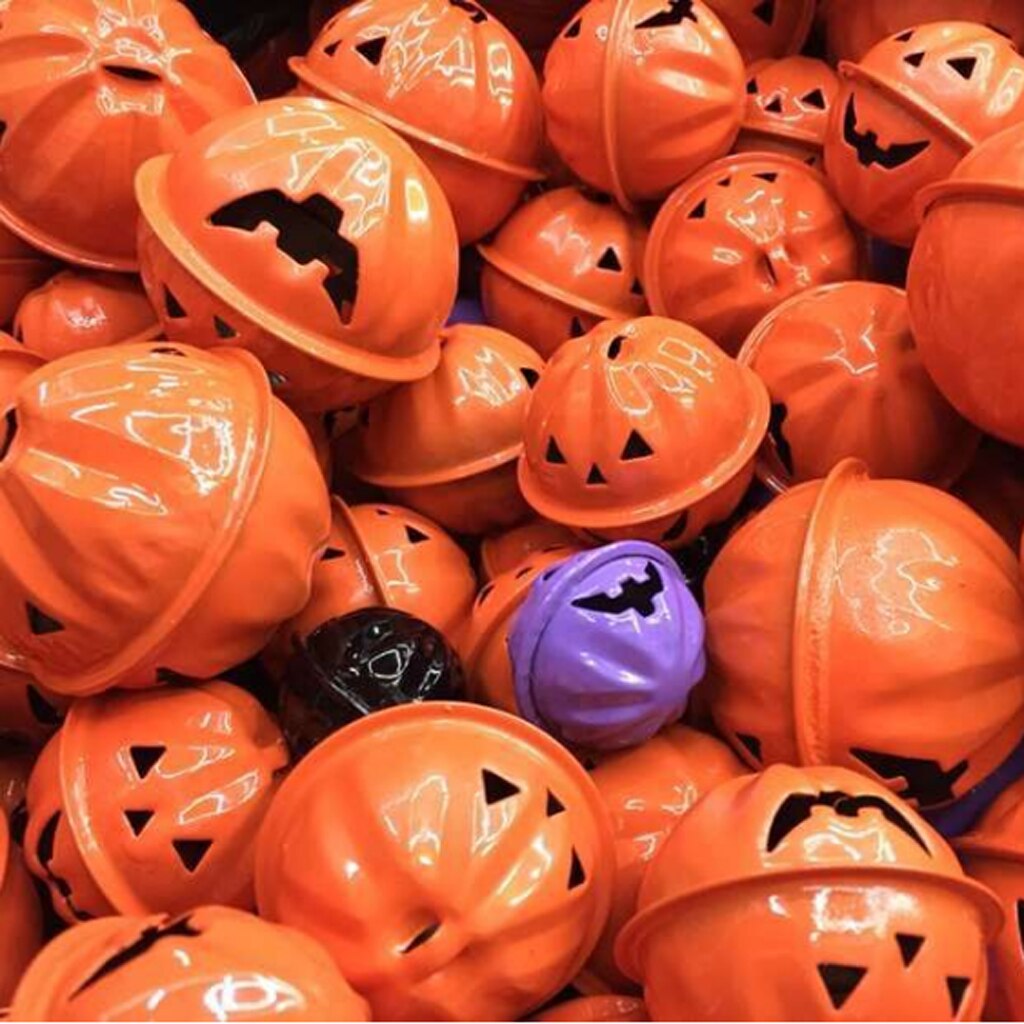 20 st blandade jingle jul halloween pumpa bell pärla charm gör smycken