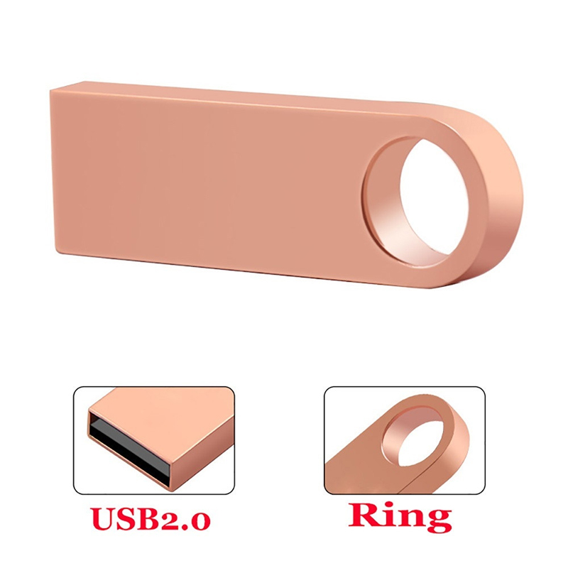 Chiavetta USB in metallo Chiavetta USB da 64 GB 32 GB Chiavetta USB 128 GB 256 GB 512 GB Pen Drive Alta qualità: Colore rosa / 2TB