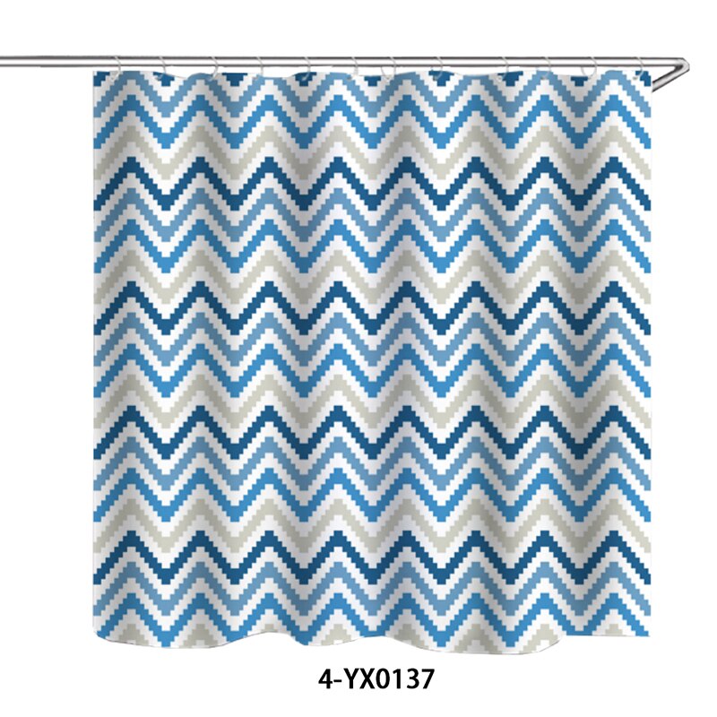 Wasserdicht Dusche Vorhänge für Schlecht Heimat Dekor Polyester Stoff Dusche Vorhänge Geometrische aufbringen Multi-größe Dusche Vorhänge: 4-YX0137