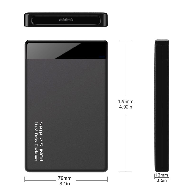 SATA III 2,5 Zoll Festplatte Gehäuse Fall USB 3,0 Festplatte Fall Gehäuse Unterstützung UASP