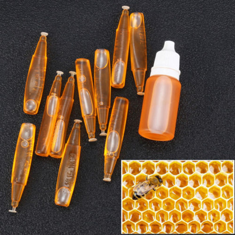 11 stk honningbi sværm tiltrækningsmiddel lokker biavl udstyr hive voks værktøjssæt 10ml lokke 2ml bi sværm tiltrækningsmiddel lokke