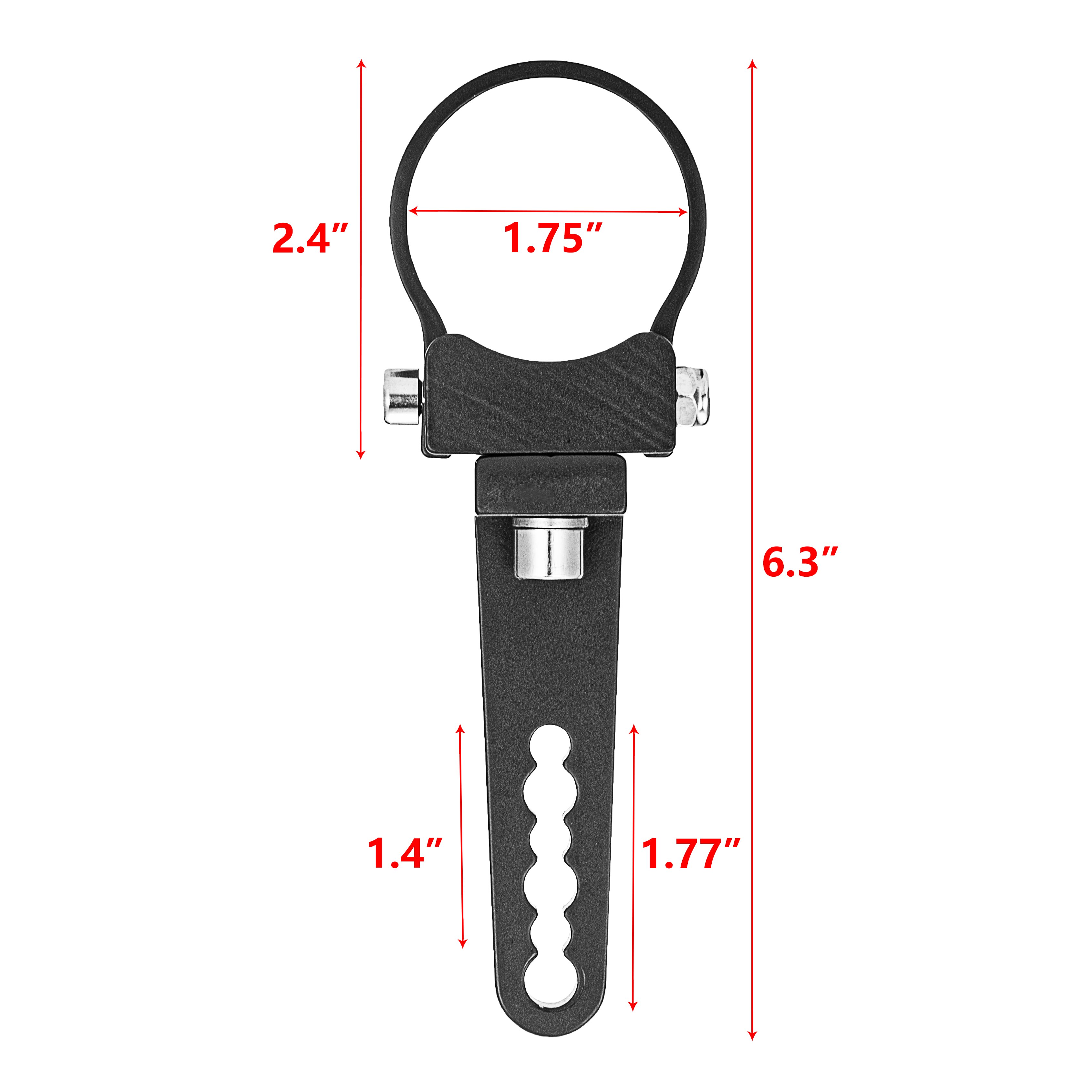 UTV 1.75&quot; Adjust Light Bar Roll Cage Mount Bracket Clamp Aluminum For Polaris RZR Sportsman/ Can-Am/ Honda/ Kawasaki