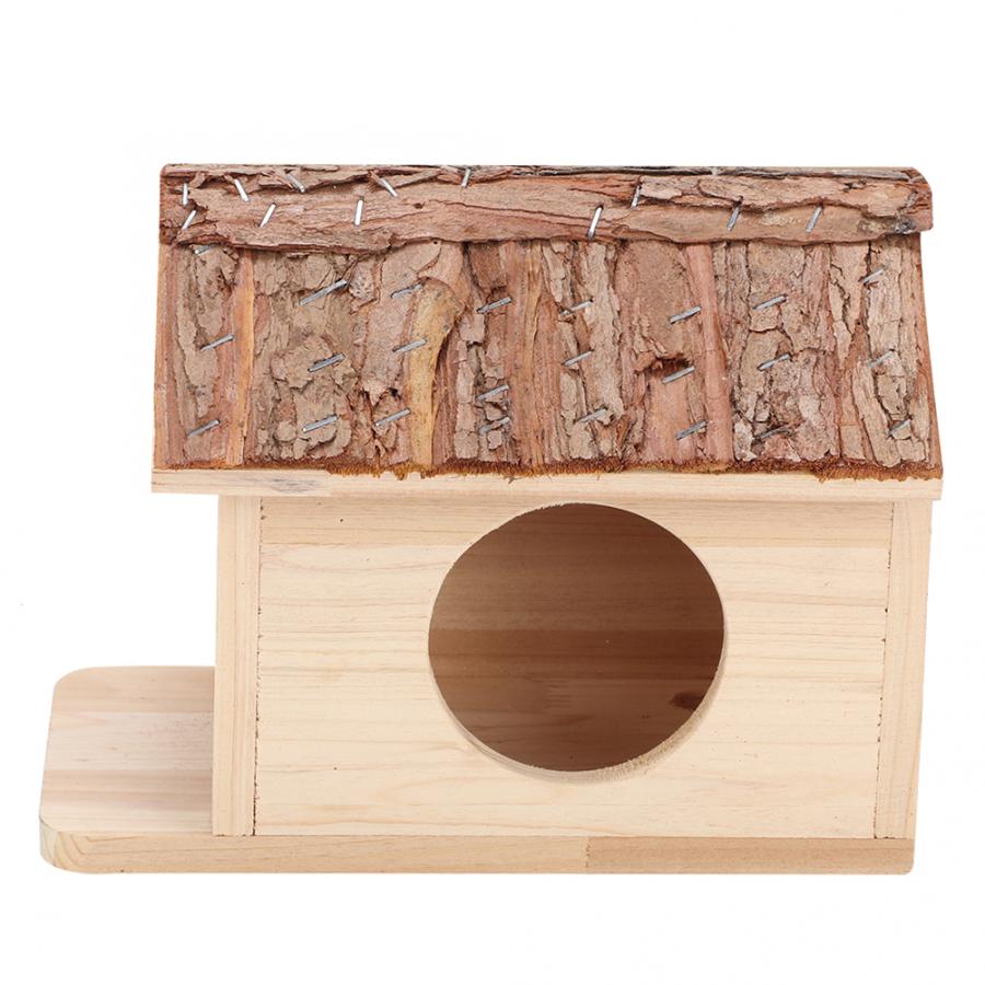 Hamsteri pienlemmikkikoppi luonnollinen puinen hamsterikoppi pesä pienille eläimille orava kani marsu chinchilla piilopaikka