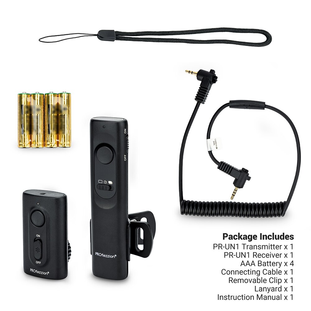 Wireless Remote Control Shutter Release for Panasonic GH5 GH4 GH3 GF1 GX8 GX7 G10 G9 G7 G6 S5 S1H S1R S1 Replace DMW-RS1/RSL1: Default Title
