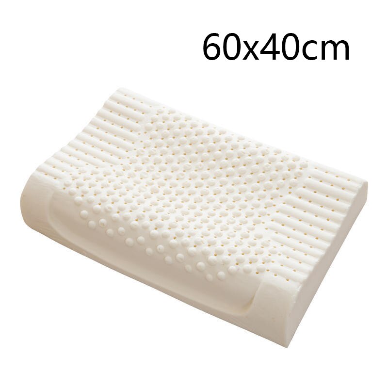60 x 40cm 50 x 30cm rena naturliga latex kuddar thailand avhjälpande nacke skydda långsam rebound kudde hälsovård massage kudde: Kelichengren 60 x 40