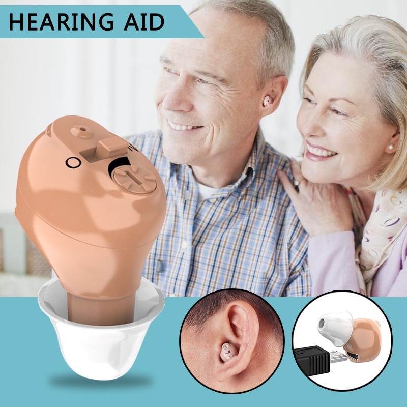 1Pc Mini Digitale Onzichtbare Gehoorapparaat In-Oor Inner Sound Enhancer Voice Versterker Oor Aid Voor Doven ouderen Doofheid