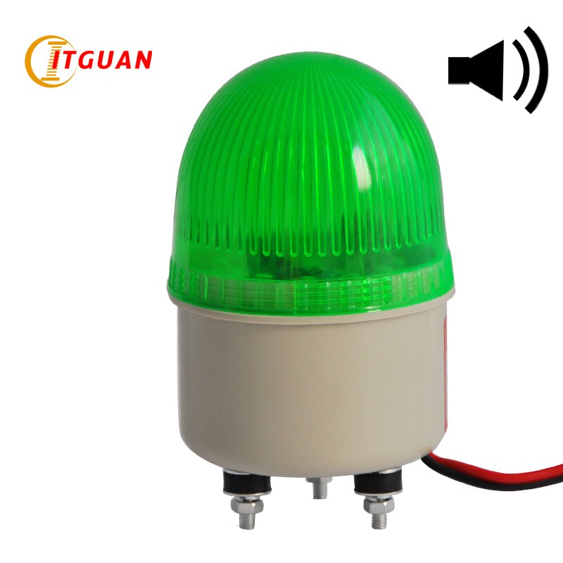 LTE-5071J Led Strobe Waarschuwingslampje Alarm DC12V/24 V AC220V Signaal Nood Lamp Met Zoemer 90dB Baken Mini licht