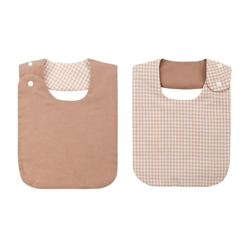 Asciugamano Saliva in cotone con bavaglino impermeabile per bambina