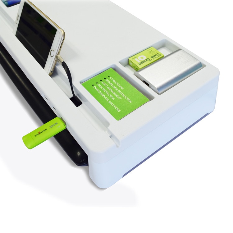 Desktop computer display support desktop simple storage and finishing rack with USB