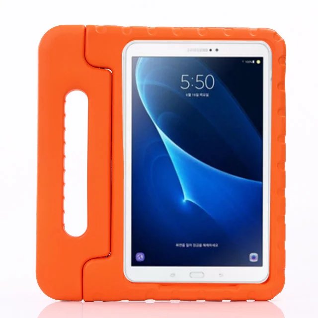 For Samsung Galaxy Tab A 10.1&#39;&#39; A6 T580N T585C Kids Protective Stand Case SM-T580/585 EVA Shockproof Portable Cover: Orange / SM-T580
