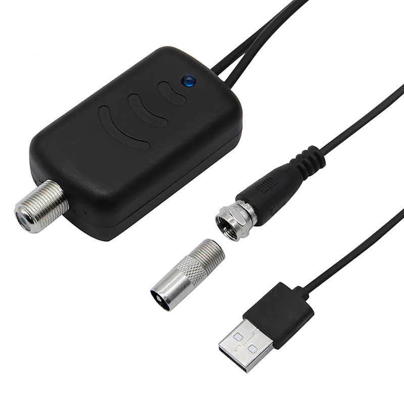 1PC HDTV Antenna Amplifier 4K Low Noise High Gain TV Signal Amplifier UHD Televisions Accessories