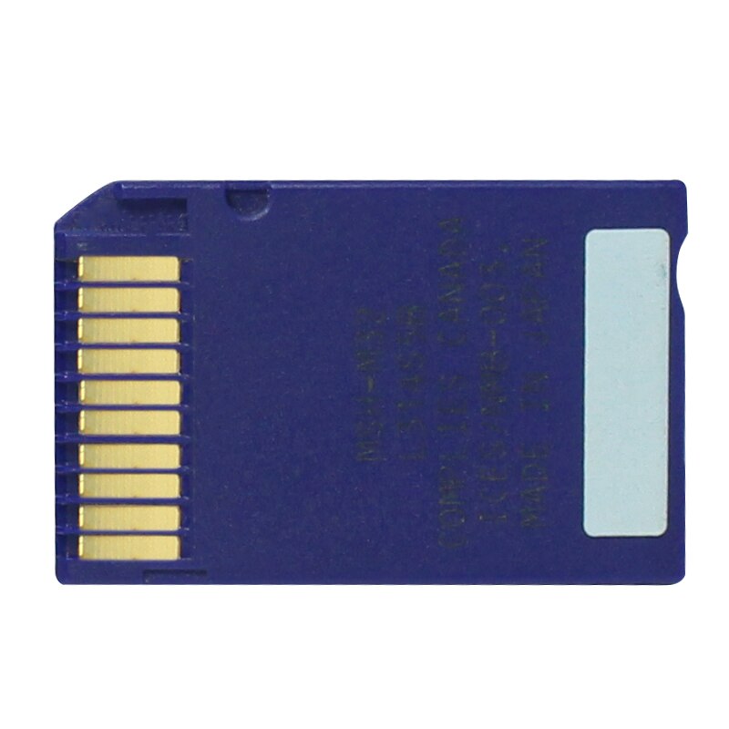 Meilleure 128 mo mémoire bâton Pro Duo carte mémoire 128 mo pour PSP/appareil photo pour MS carte mémoire bâton Pro Duo adaptateur