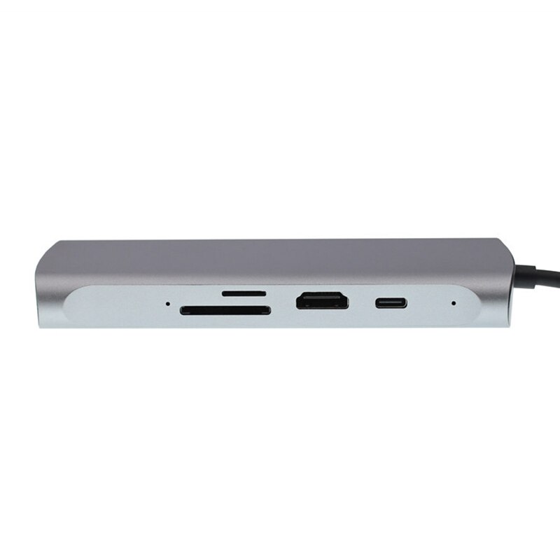 USB C Hub Adapter 8 in 1 USB C zu VGA 4K HDMI TF/SD Kartenleser PD Ladung USB 3,0 Docking Bahnhof für Mac Profi