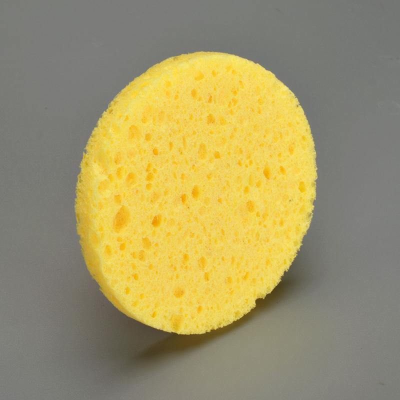 Face Wash Product Natural Wood Fiber Face Wash Cleaning Round Sponge Makeup Tools Cleaning