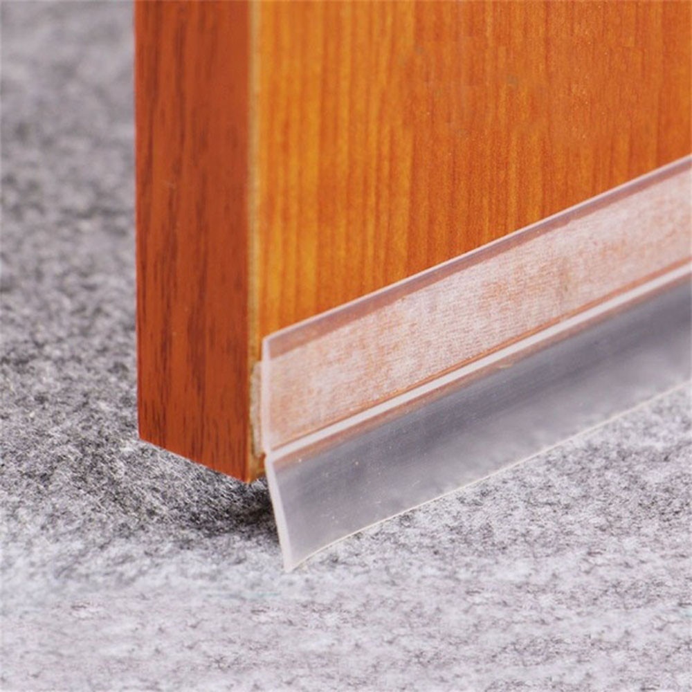 Bande d'étanchéité en Silicone Transparent | Coupe-vent, barre d'étanchéité pour porte