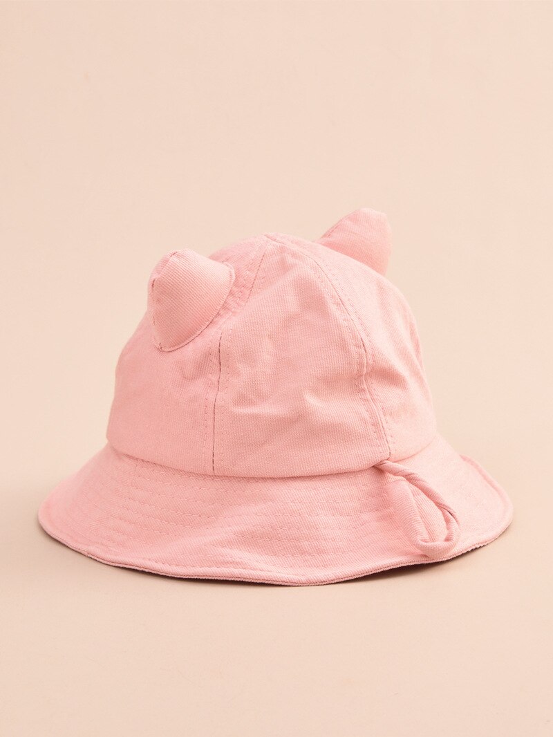 Cute Cat Women Bucket Hat Panama Lady Flat Hat Cap Top Sun Hat Summer Hip Hop Cap Bob Fisherman Chapeau Femme Travel Cap: Pink