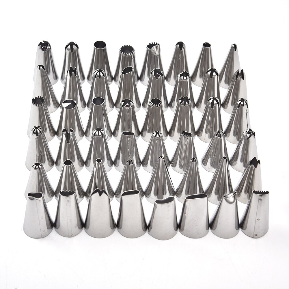 48 Stks/set Cake Decorating Goede Rvs Icing Piping Nozzles Pastry Tips Set Cake Bakken Tools Accessoires