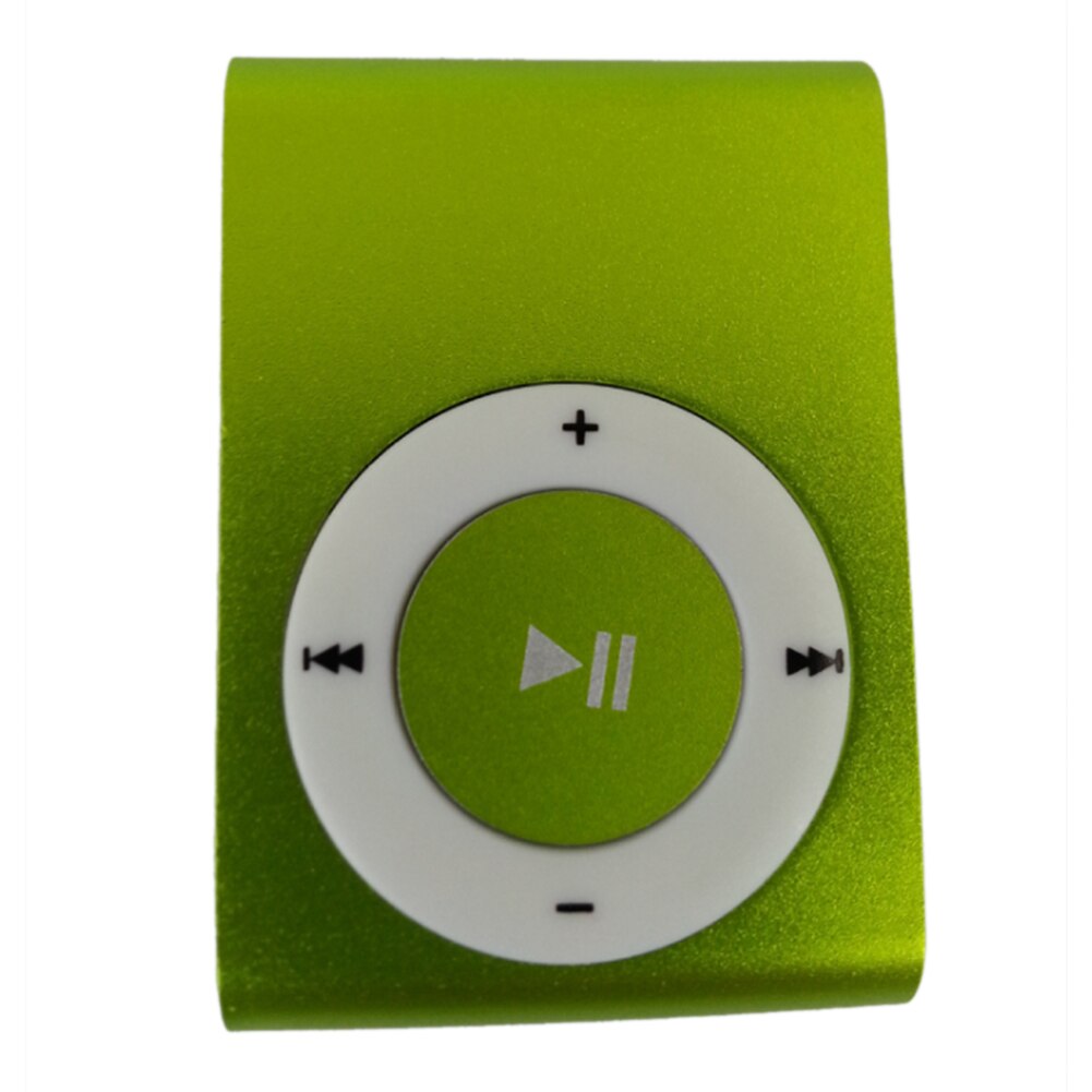 Mini Clip MP4 Player Waterproof Sport MP4Music Player Portable MP4 Player: Green